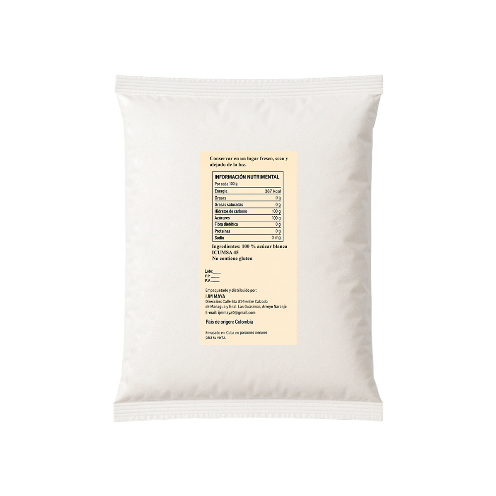 Azúcar blanca ijm Maya (1. 36 kg / 3 lb)1