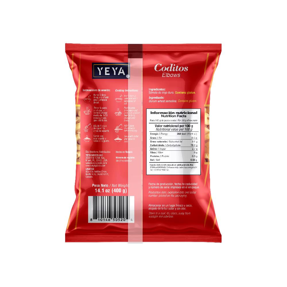 Coditos yeya (400 g / 14. 1 oz)2
