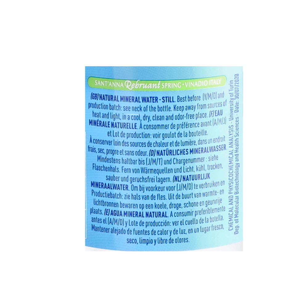 Agua mineral natural Sant'Anna (500 ml)3
