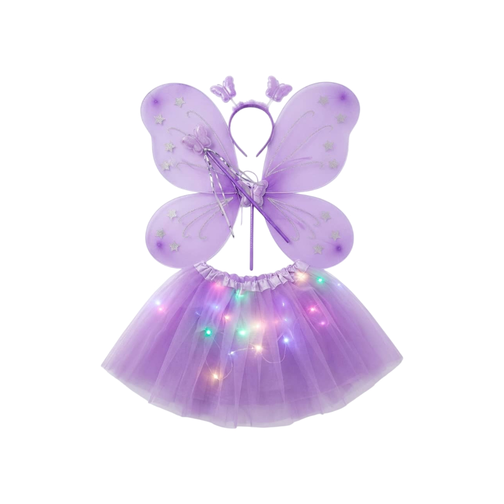 Disfraz de mariposa morado Gutza