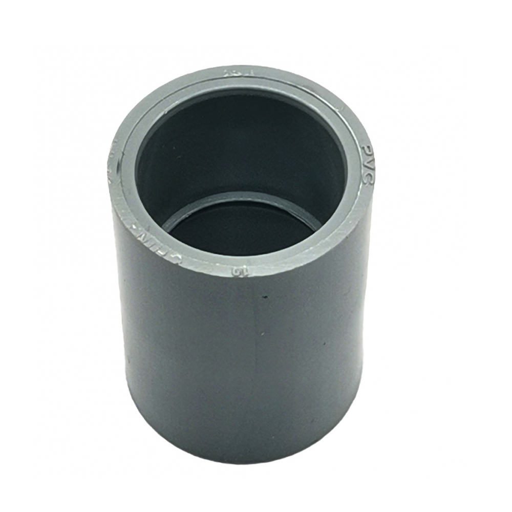 Acoplamiento de tope central de 1'' pvc Malu4