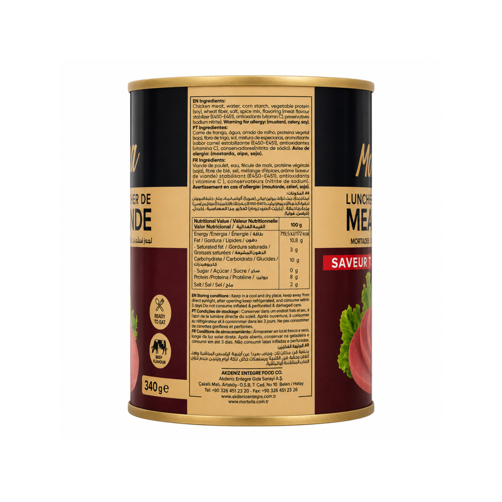 Mortadela especial sabor carne Mortella (340 g / 12. 0 oz)2