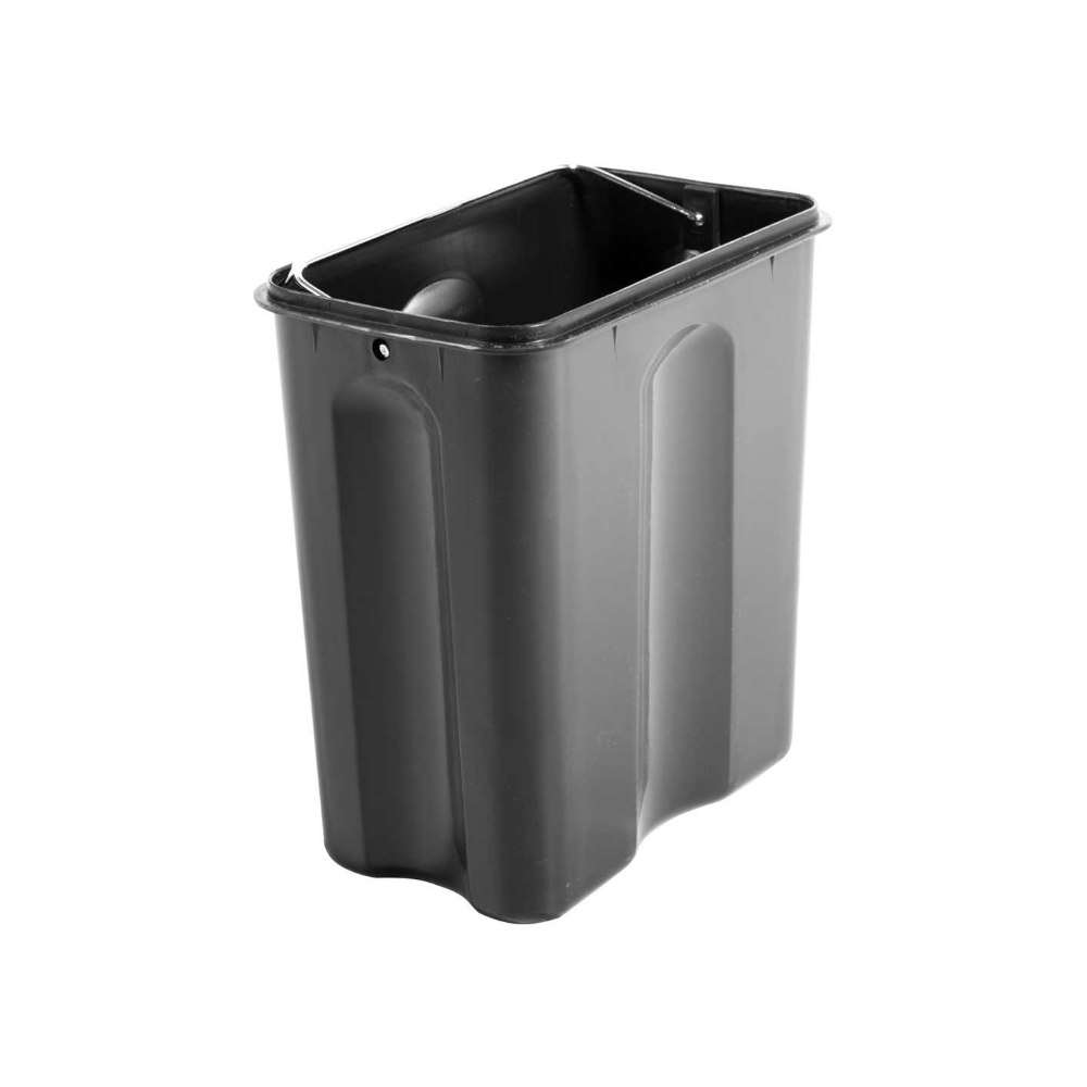 Cesto de basura - Basurero rectangular de acero inoxidable gris Vonder (5 l)1
