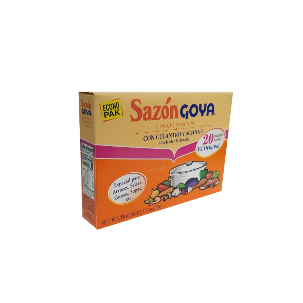 Sazón con culantro y achiote Goya (100 g / 3. 52 oz)1