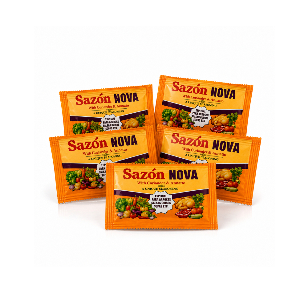 Sazón con cilantro y achiote Nova (25 g)