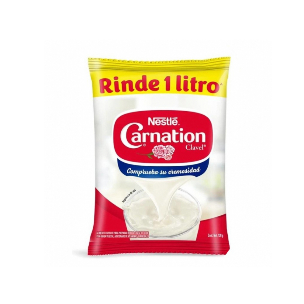 Alimento en polvo para preparar bebida a base de leche Carnation Clavel Nestlé (120 g / 4. 23 oz)0