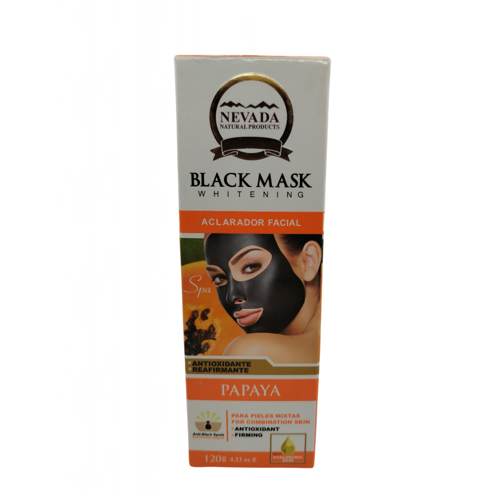 Aclarador facial -máscara- negra de papaya nnp (120 g / 4. 23 oz)0