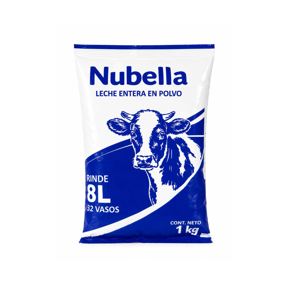 Leche en polvo entera Nubella (1 kg / 2. 2 lb)5