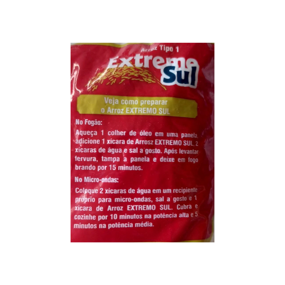 Arroz blanco Tipo 1 Extremo Sul (1 kg / 2. 2 lb)2