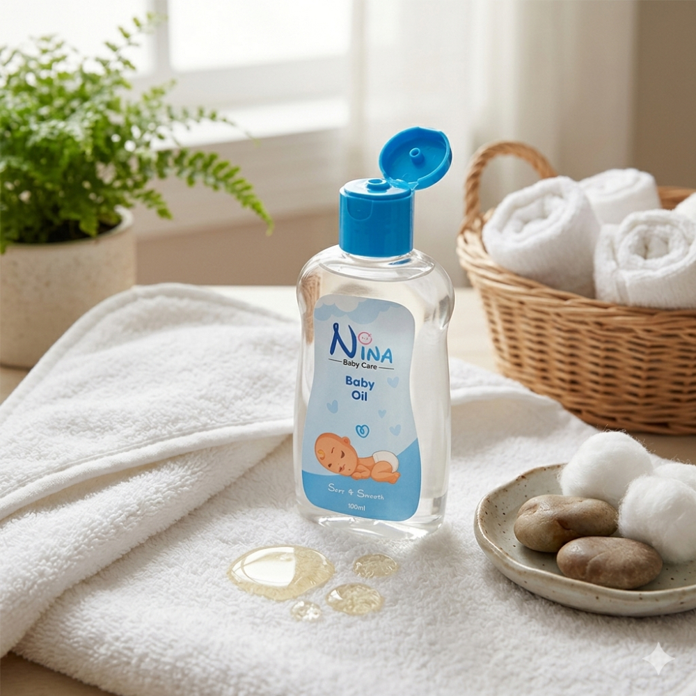Aceite para bebé Nina (100 ml)2