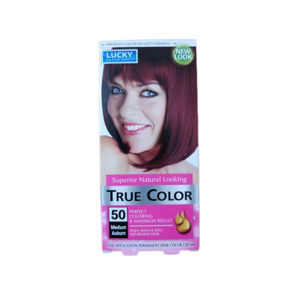 Tinte de cabello para mujer. Color castaño medio # 50 Lucky Super Soft (40 ml / 1. 36 fl. Oz)