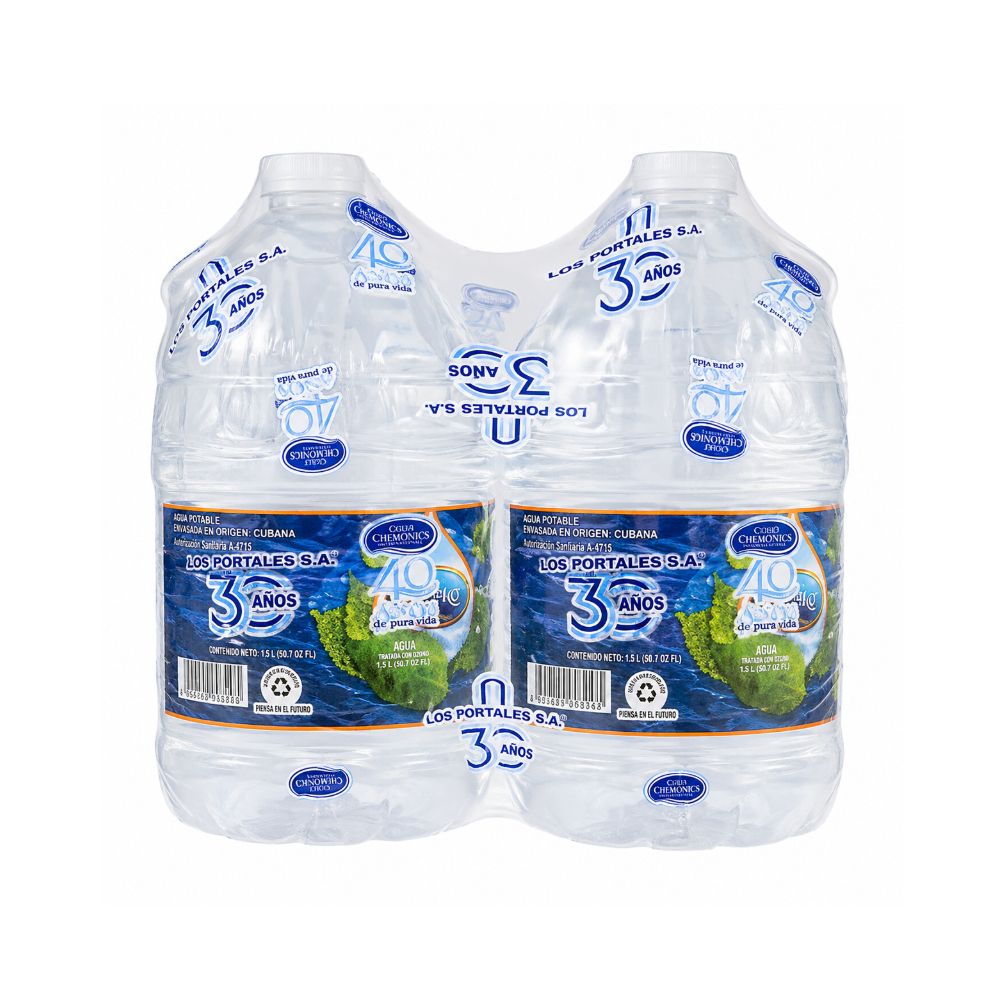 Agua mineral natural Ciego Montero (2 x 5000 ml)