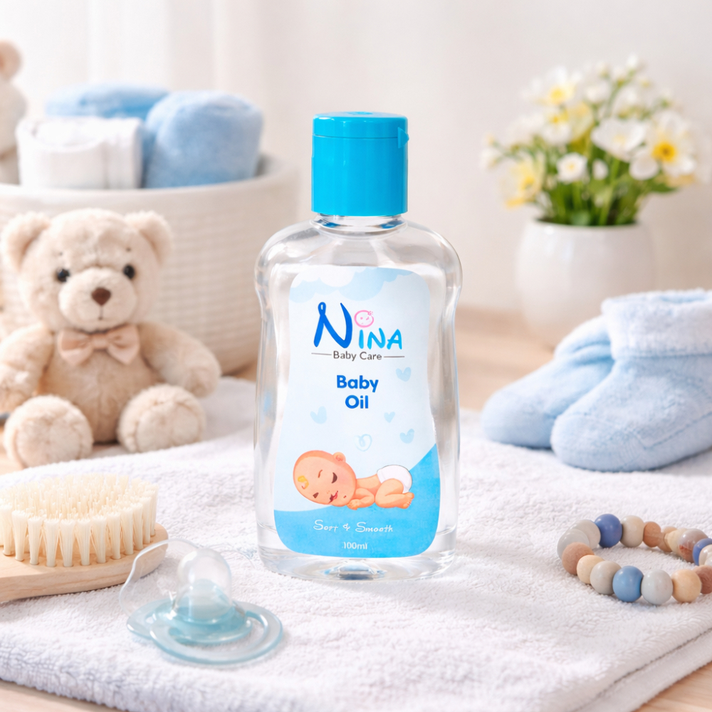 Aceite para bebé Nina (100 ml)2
