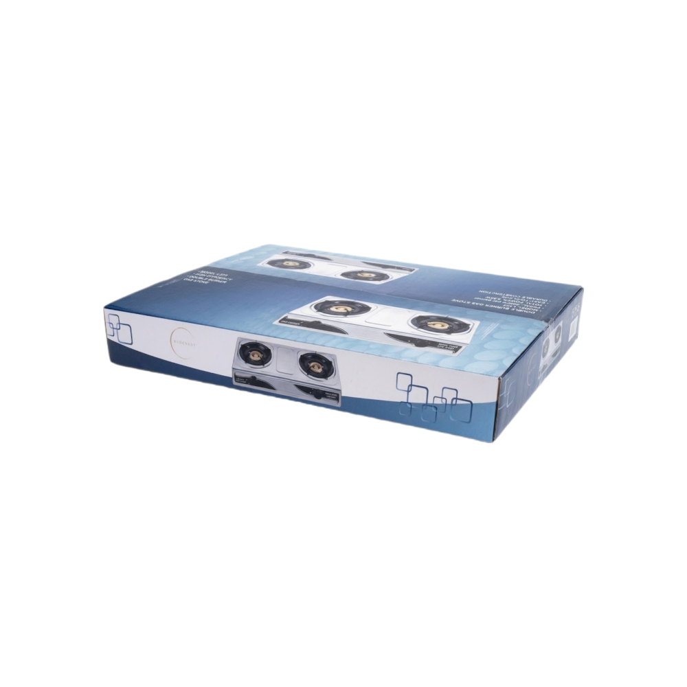 Cocina de gas de 2 hornillas Rudenkov gs-SS2461