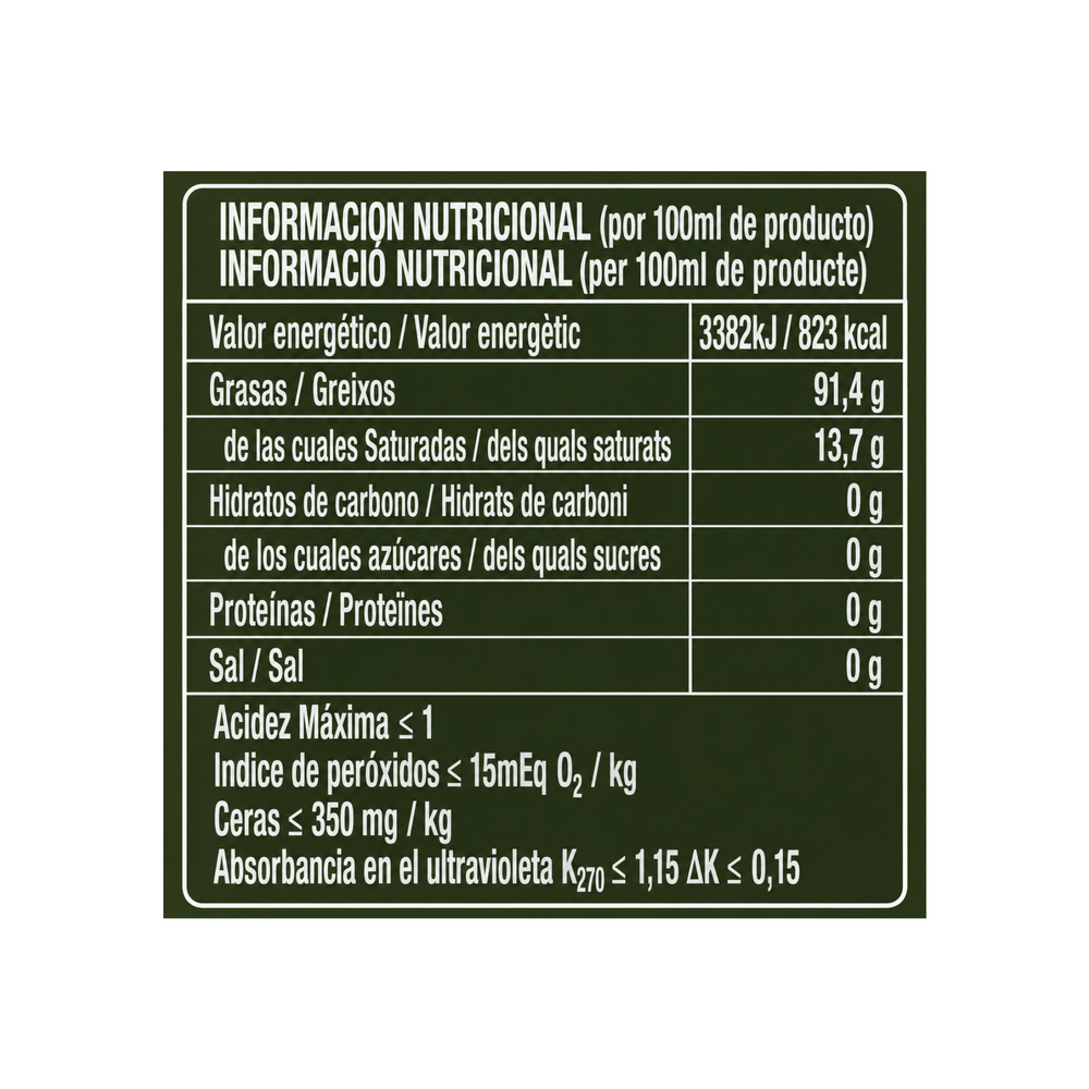 Aceite de oliva Gourmet (250 ml / 8. 5 oz)3