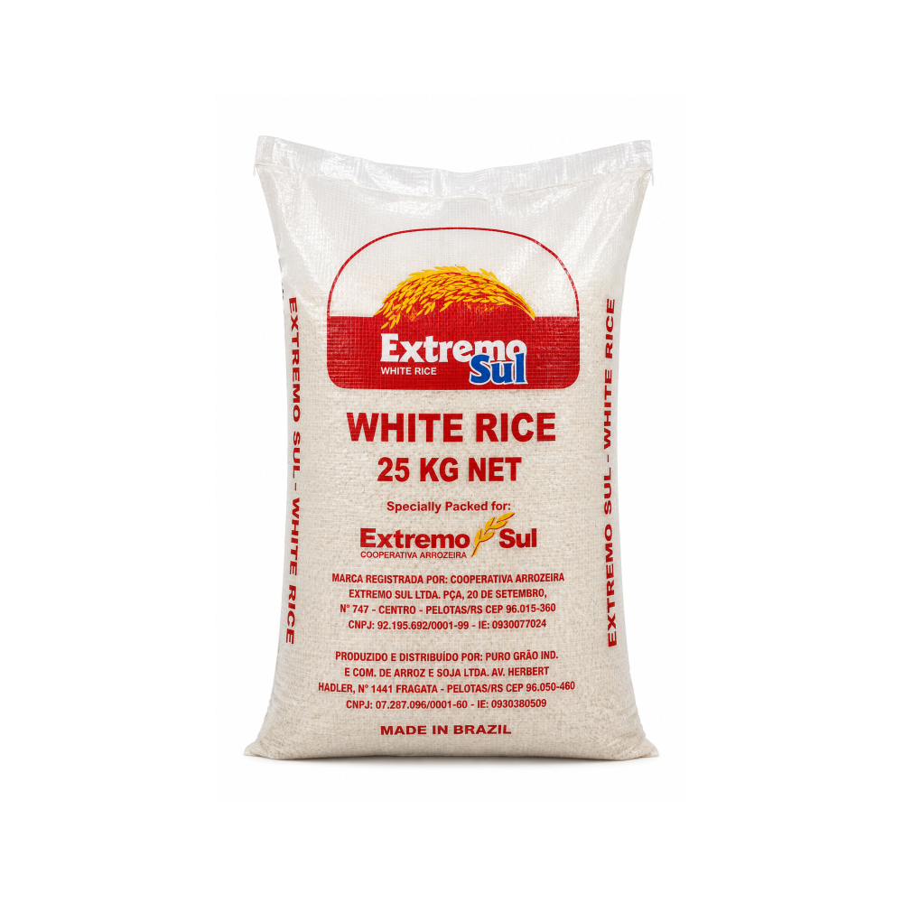 Arroz blanco Extremo Sul (25 kg / 55 lb)
