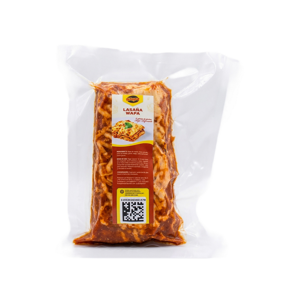 Lasaña de jamón congelada Wapa (460 g / 1. 01 lb)