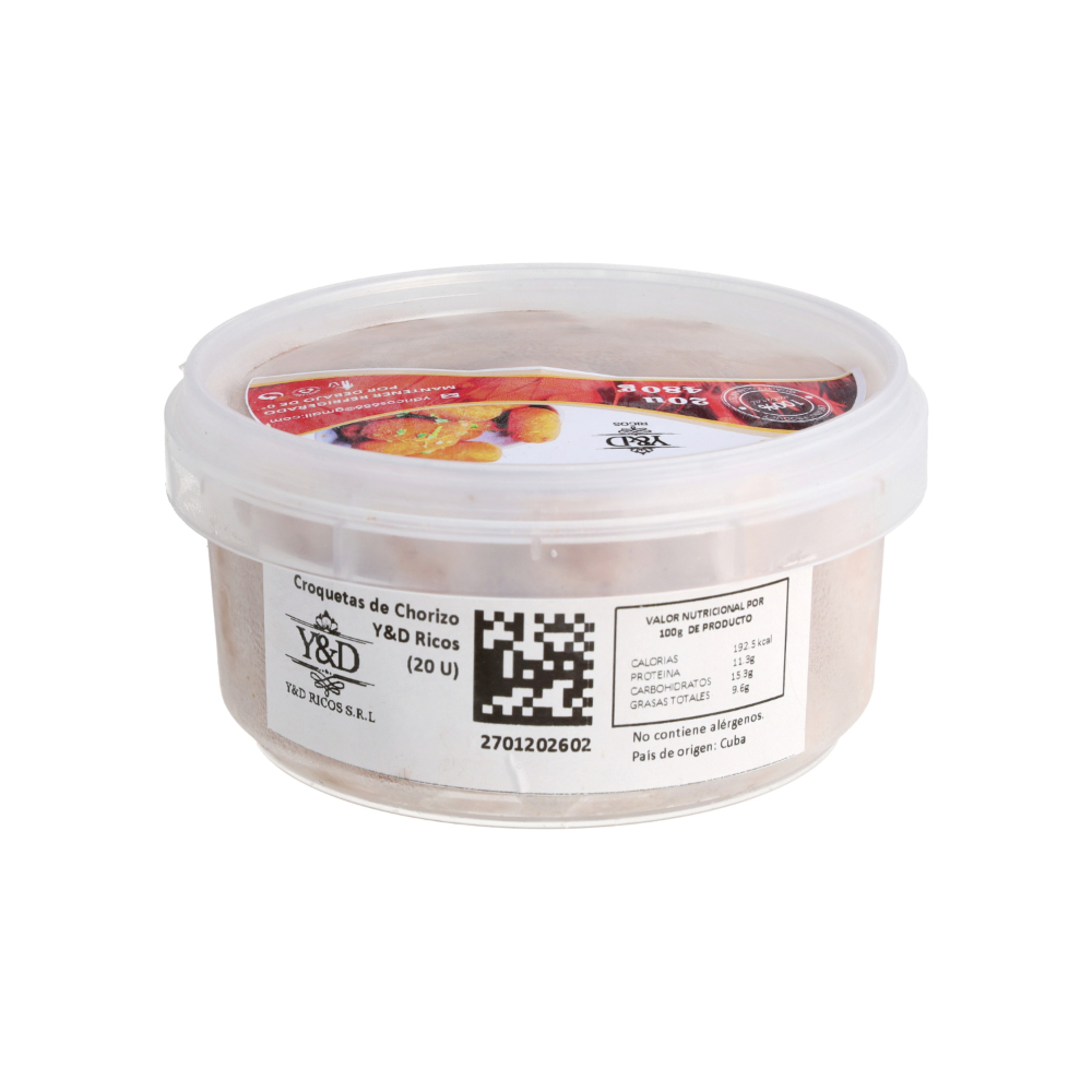 Croquetas de chorizo y&d Ricos (480 g / 1. 05 lb)1