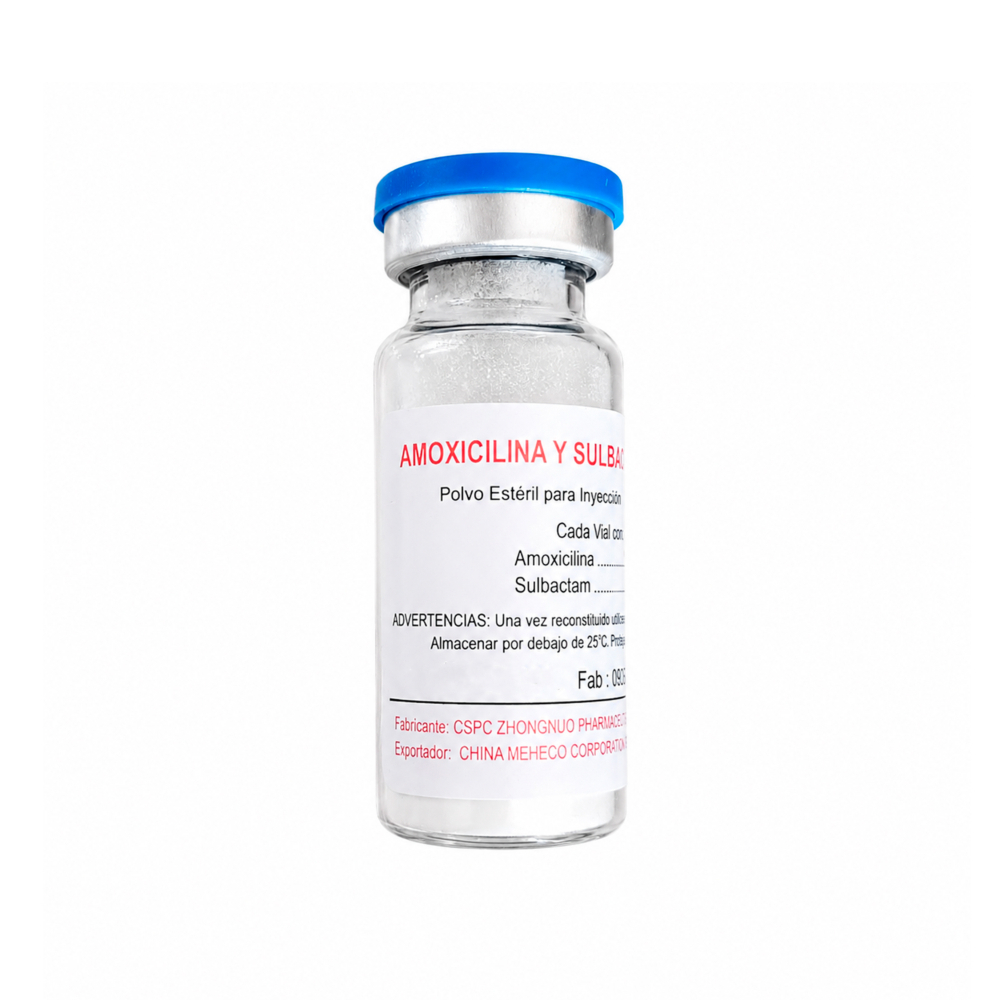 Amoxicilina + Sulbactam 500 mg/250 mg. Cspc Zhongnuo Pharmaceutical