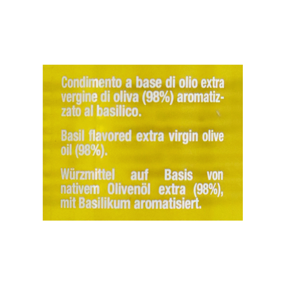 Aceite de oliva extra virgen aromatizado con albahaca Dante (250 ml)3