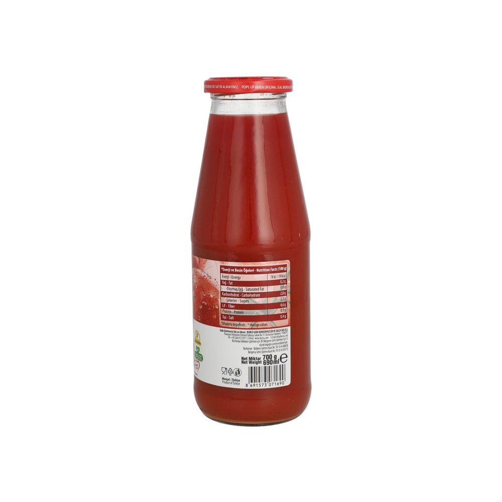 Salsa de tomate Burcu (700 g / 1. 54 lb)1