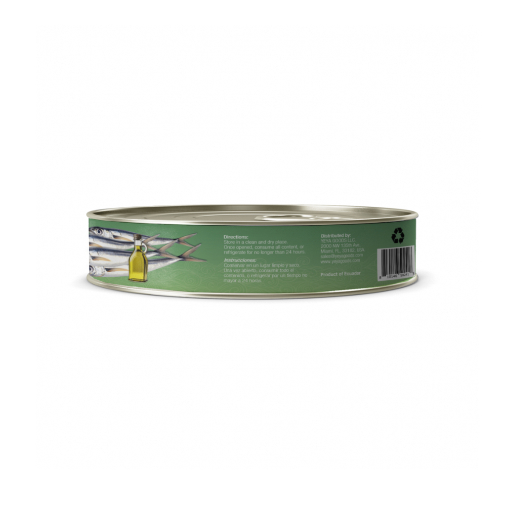 Sardinas en aceite vegetal Yeya (3 x 425 g / 15 oz)2