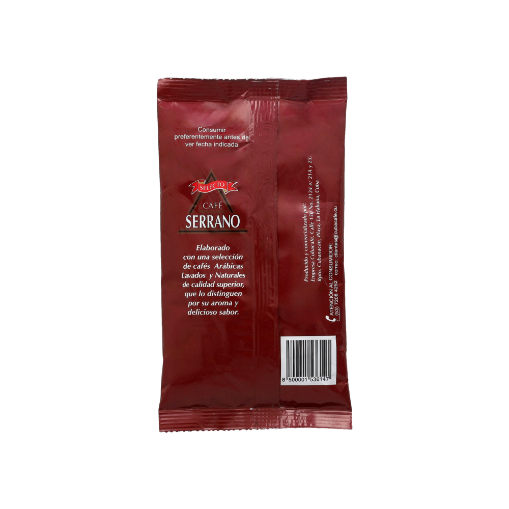 Café molido tueste cubano Serrano (125 g / 4. 4 oz)1