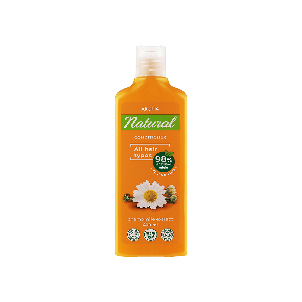 Acondicionador para todo tipo de cabello con extracto de manzanilla Aroma Natural (400 ml)0