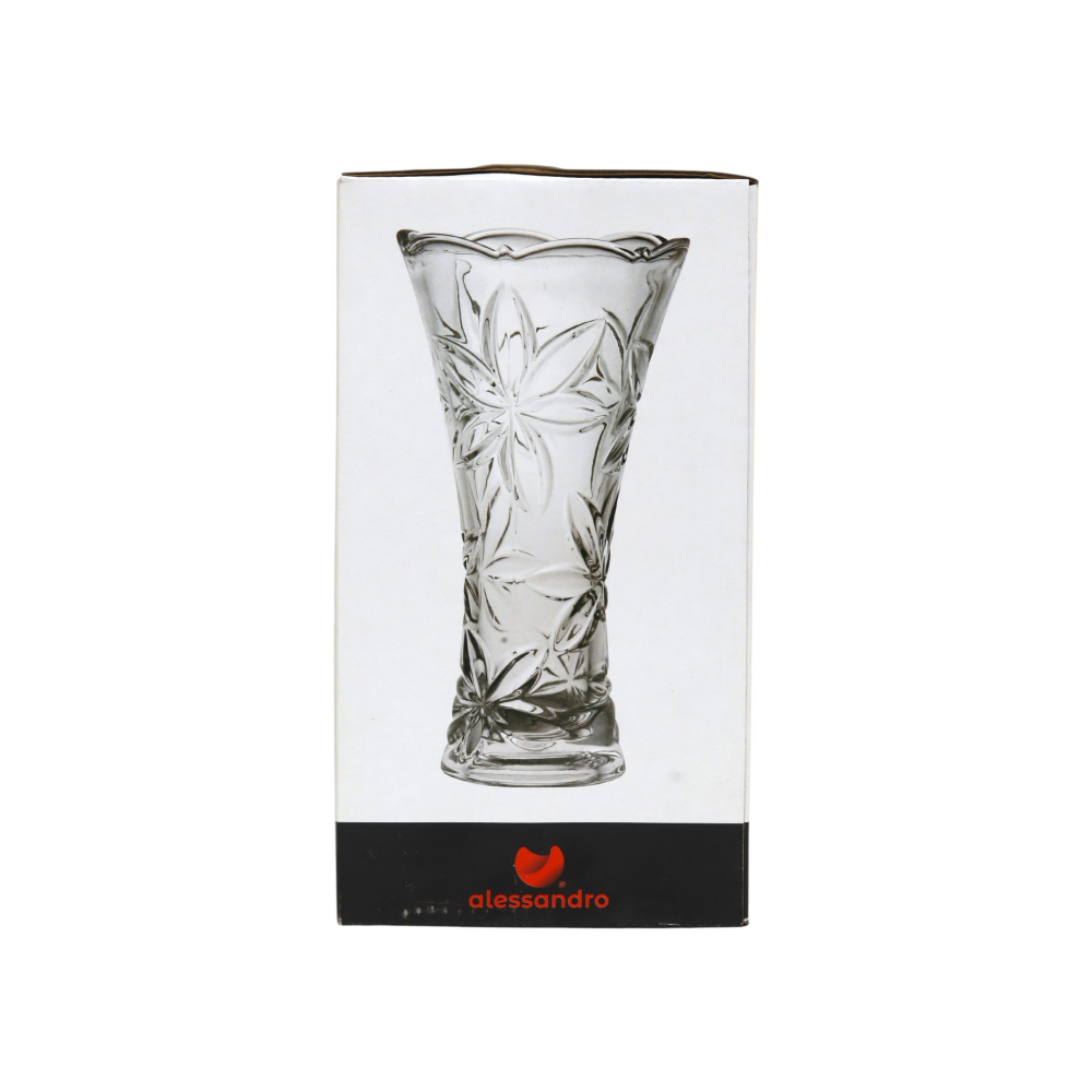Florero de cristal suiza 24 cm Alessandro2
