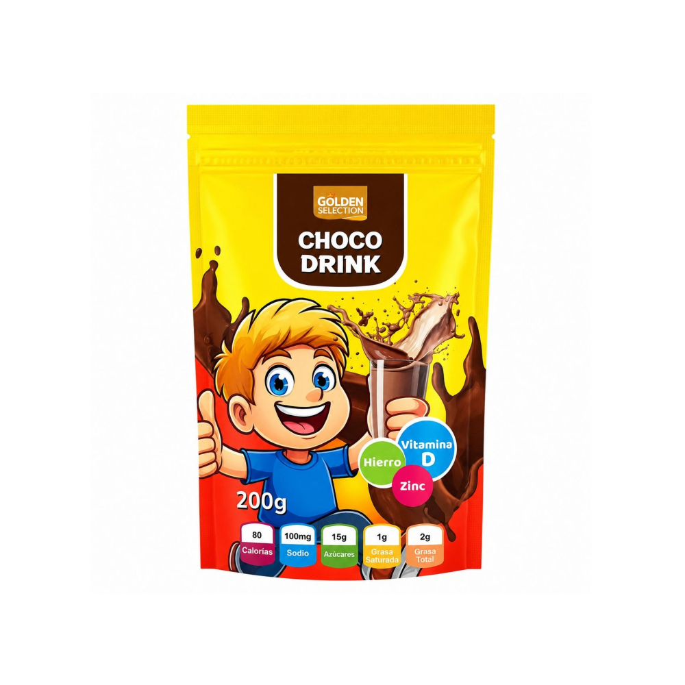 Bebida en polvo sabor chocolate Golden Selection (200 g / 7. 05 oz)