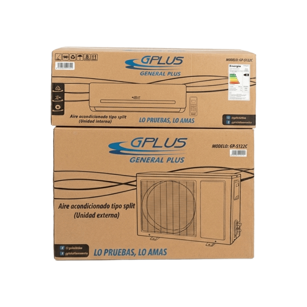 Aire acondicionado tipo Split 12000 btu g plus gp-S122C1