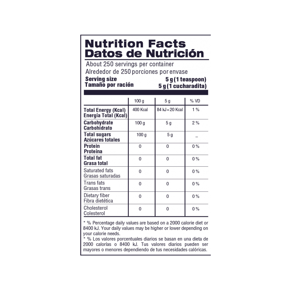 Azúcar morena yeya (1 kg / 2. 2 lb)2