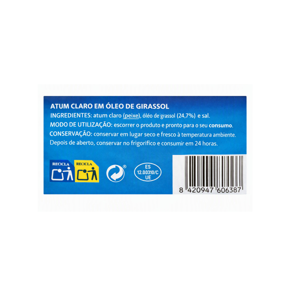 Atún claro en aceite de girasol Ayala (210 g / 7. 41 oz)3