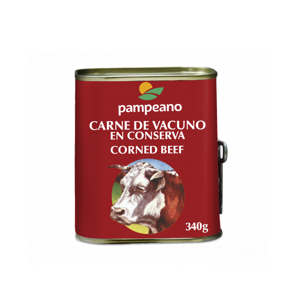 Carne de vacuno en conserva - tipo carne rusa - Pampeano (340 g / 11. 99 oz)