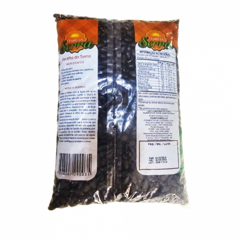 Frijoles negros Serra (1 kg / 2. 2 lb)1