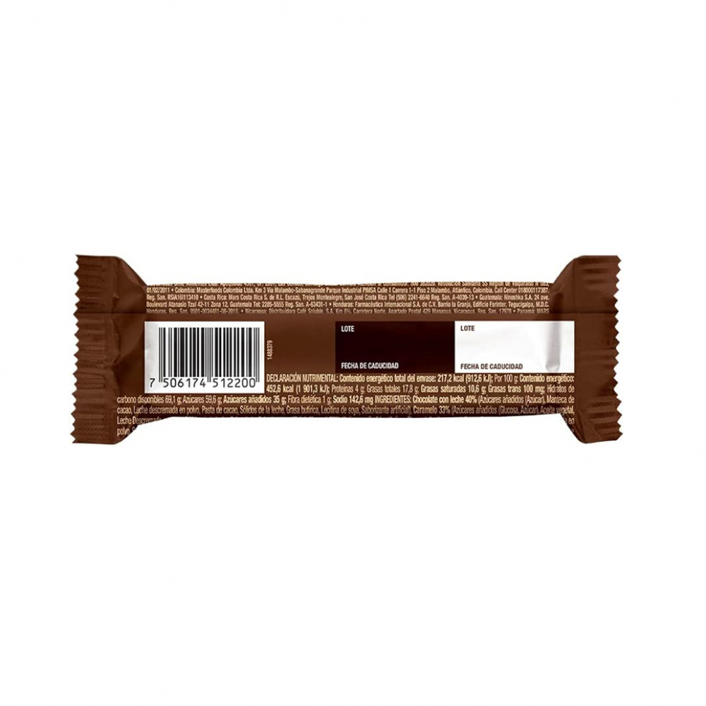 Barra de chocolate con leche relleno de caramelo y nougat MilkyWay (48 g / 1. 69 oz)2