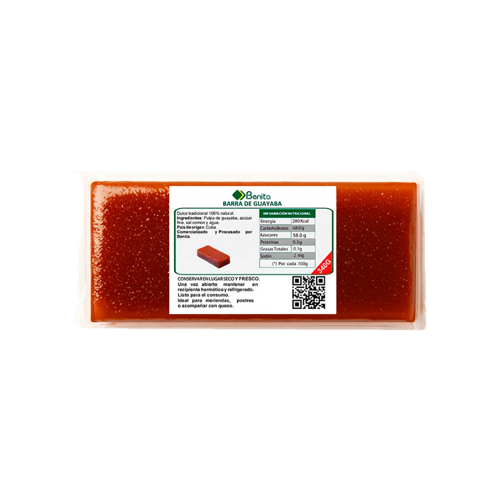 Barra de guayaba Benita (340 g / 11. 99 oz)