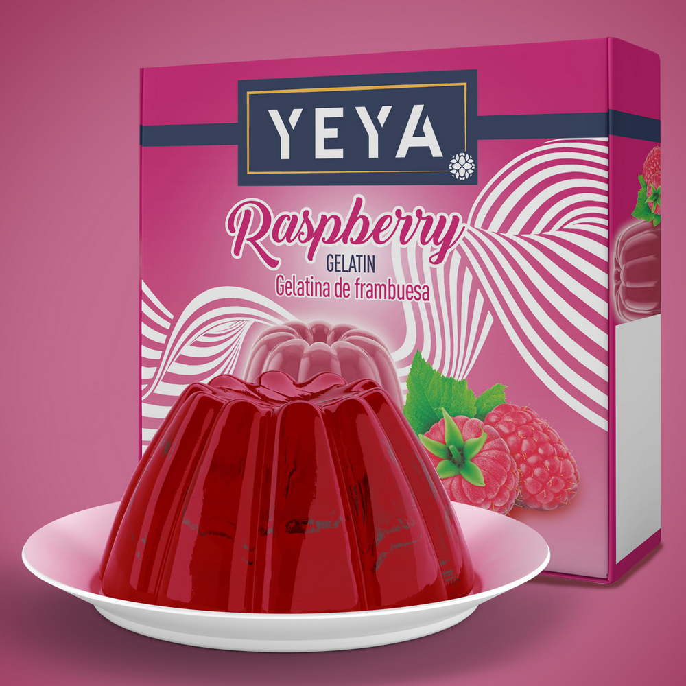 Gelatina sabor frambuesa yeya (20 g)2