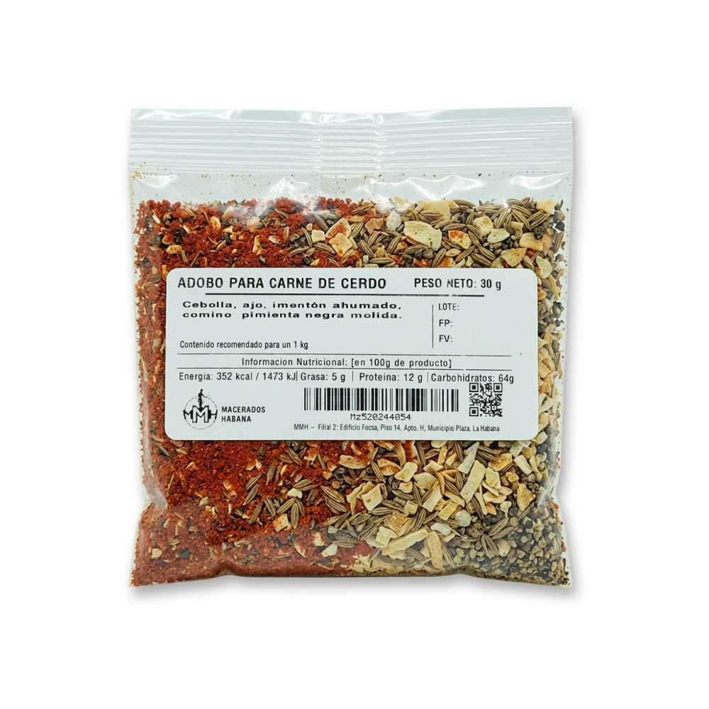 Adobo para carne de cerdo Macerados Habana (30 g / 1. 06 oz)