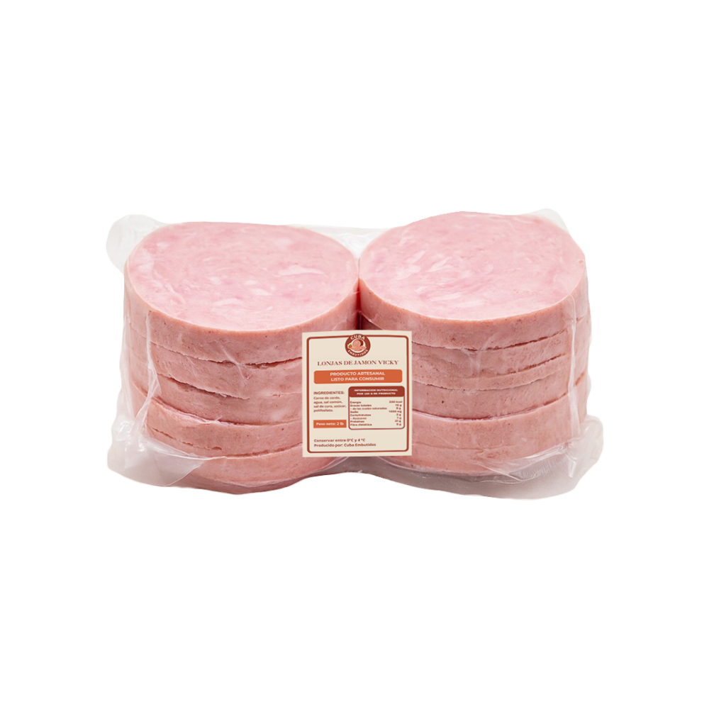 Lonjas de jamón Vicky Cuba Embutidos (907 g / 2 lb)