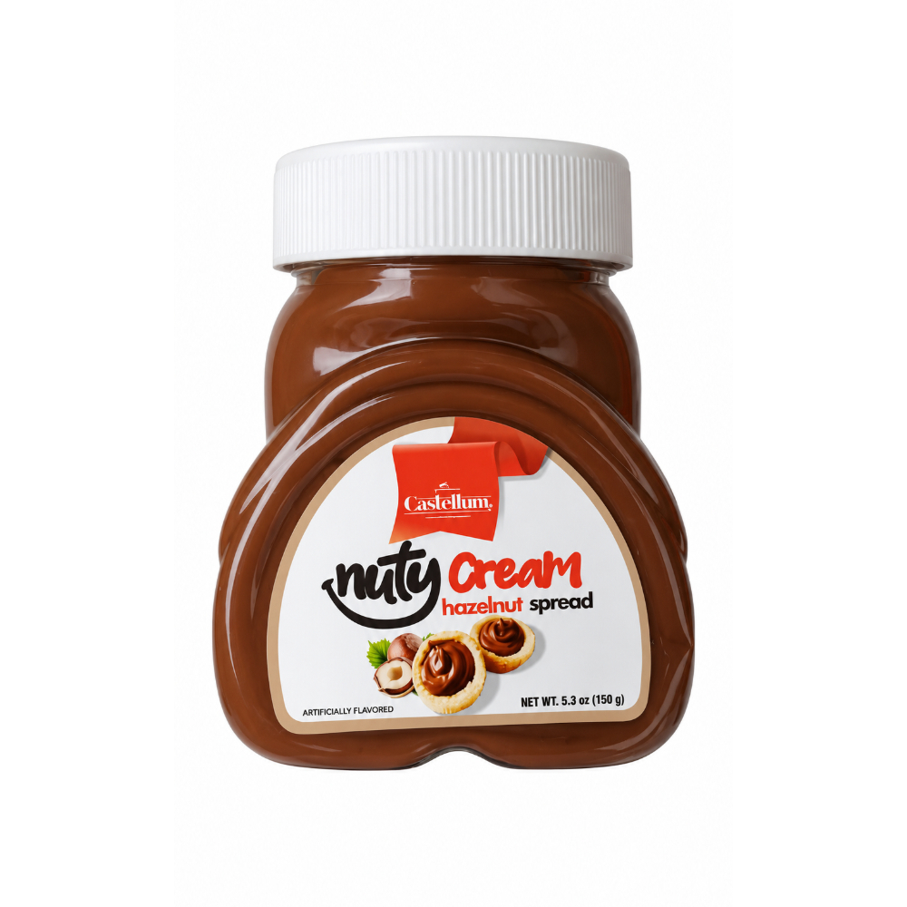Crema de avellanas con cacao - tipo nutella - Nuty Cream Castellum (150 g / 5. 3 oz)