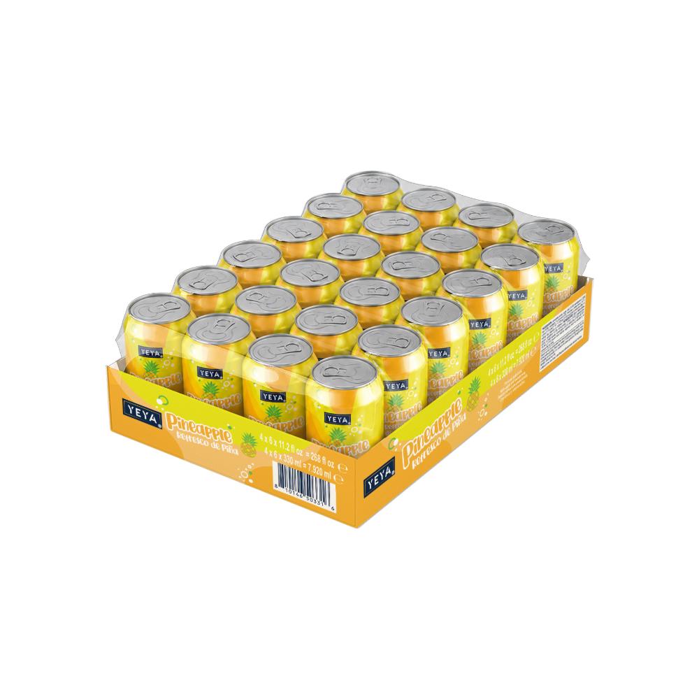 Caja de refresco gaseado de piña yeya (24 x 330 ml)0