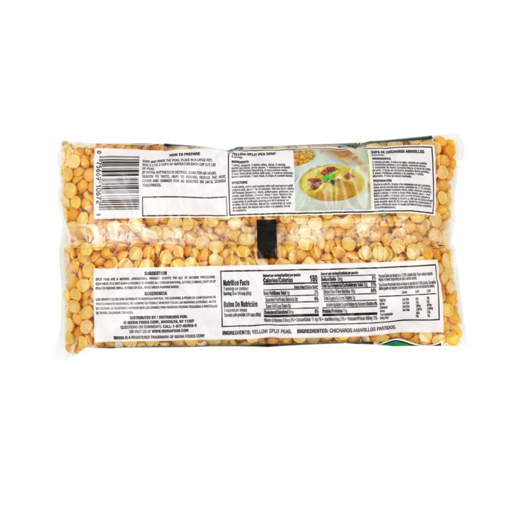 Chicharos amarillos partidos Iberia (340 g / 12 oz)2