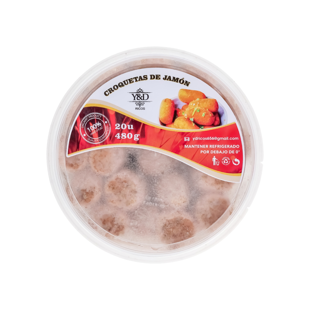 Croquetas de jamón y&d Ricos (480 g / 1. 05 lb)1