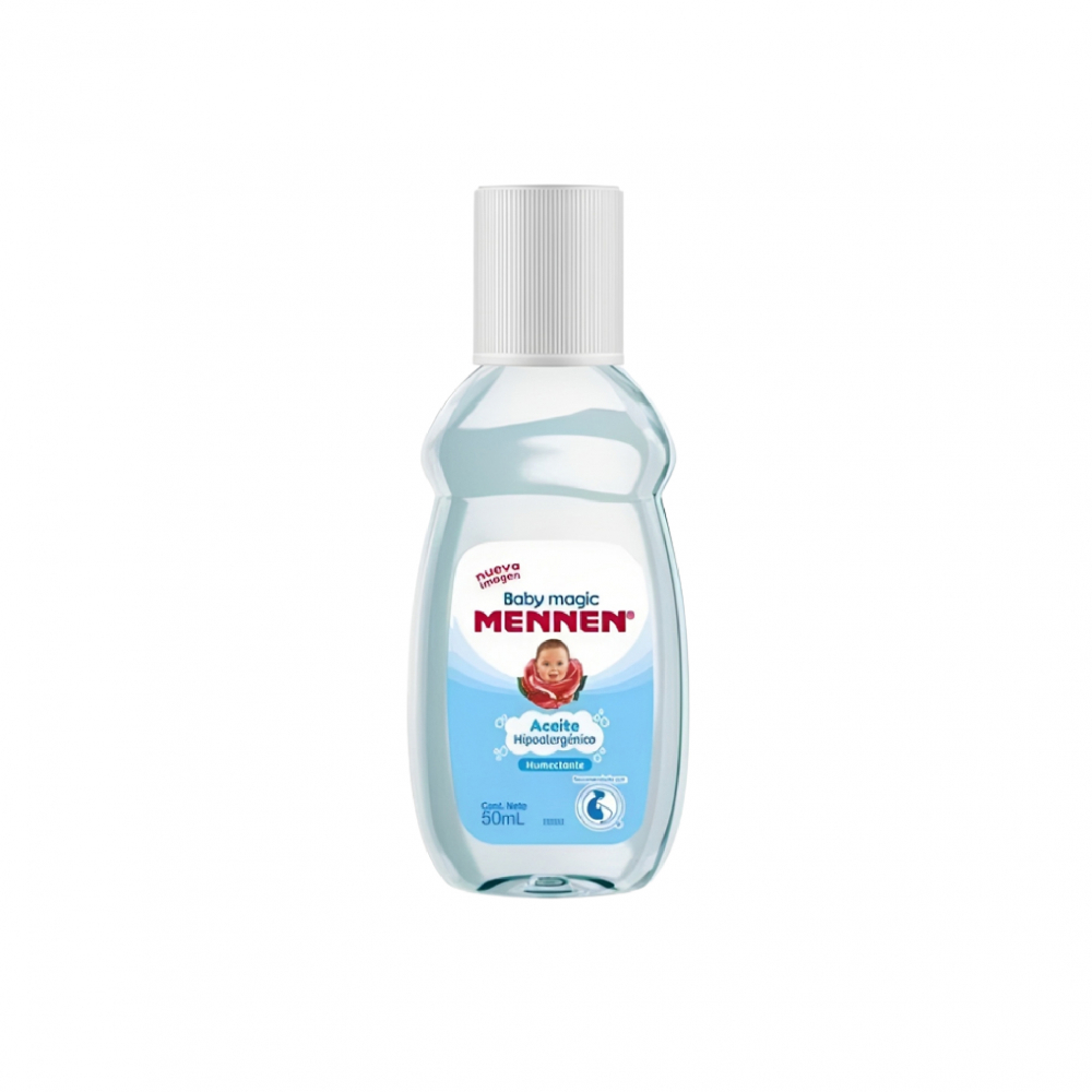 Aceite para bebés hipoalergénico Mennen (50 ml)1