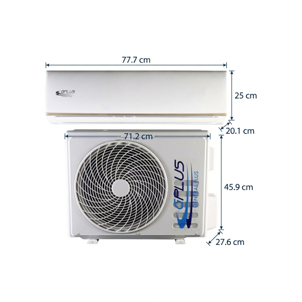 Aire acondicionado tipo Split 12000 btu g plus gp-S122C2