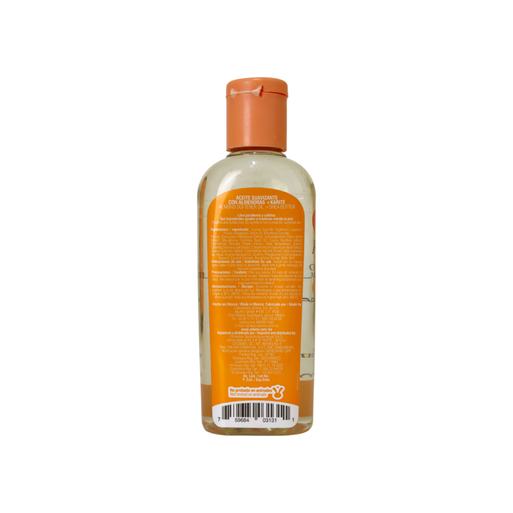 Aceite suavizante con almendras y karité Jaloma (120 ml / 4 fl oz)1