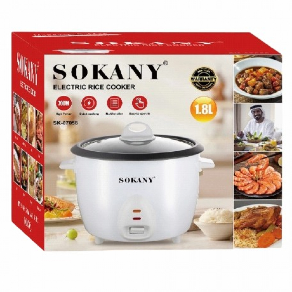 Olla arrocera eléctrica convencional 1. 8 l Sokany sk- 070581