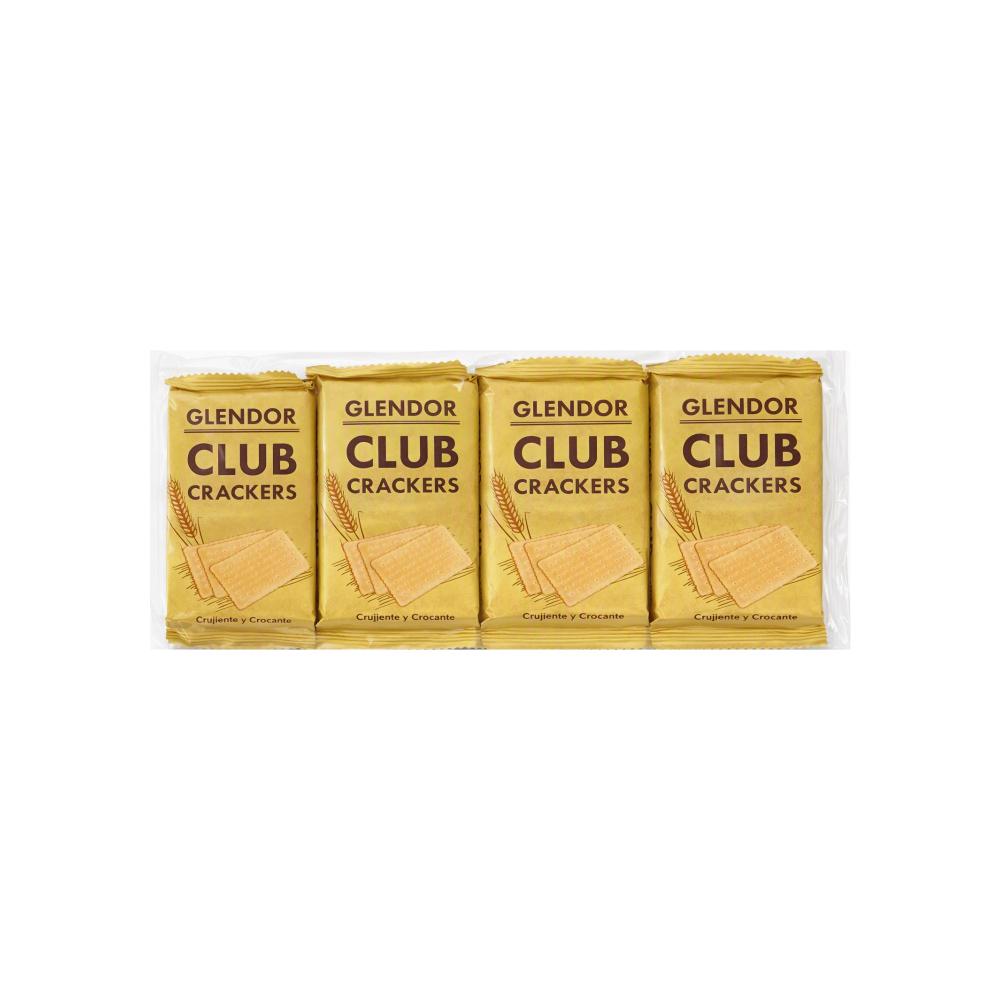 Galletas saladas Club Crackers Glendor (8 x 25 g)1