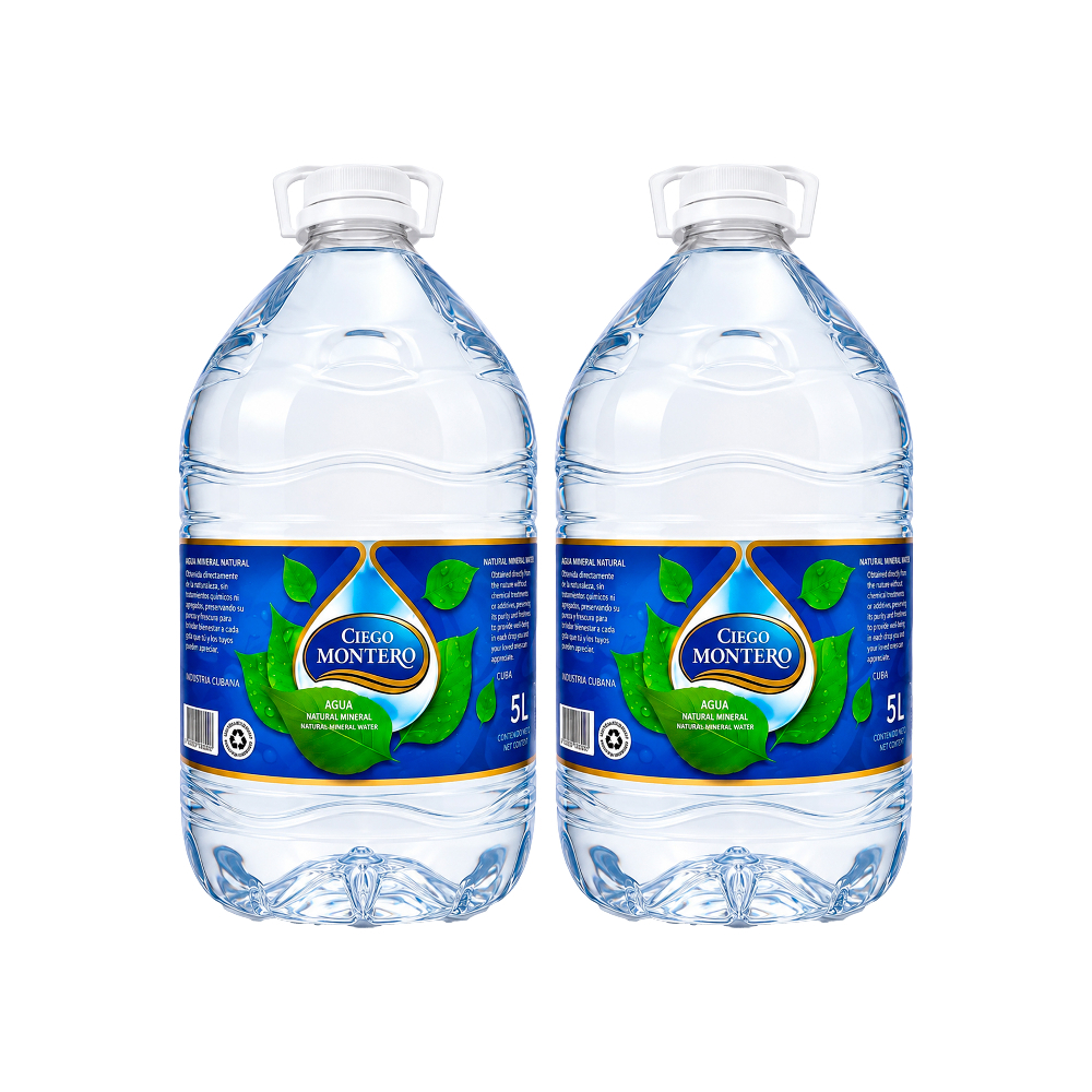 Agua mineral natural Ciego Montero (2 x 5000 ml)